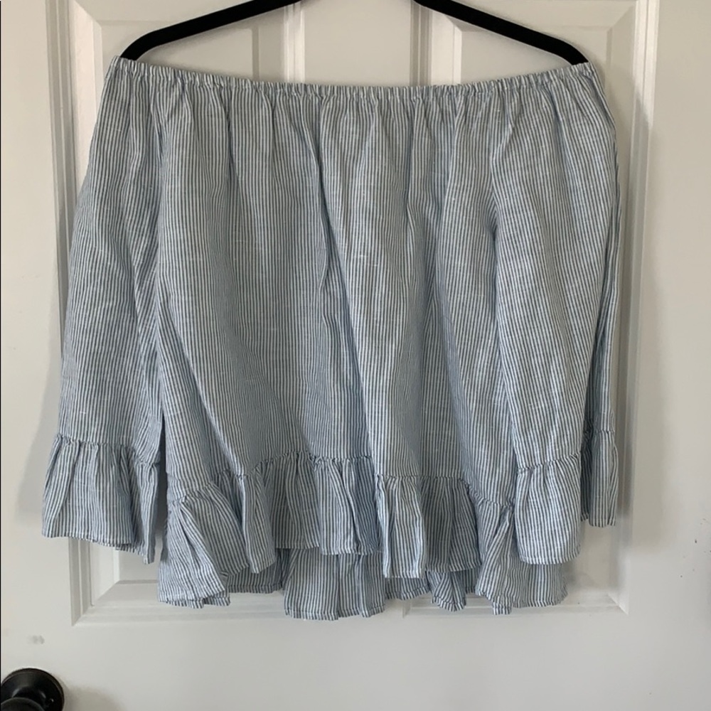 Sanctuary off the shoulder long sleeve top